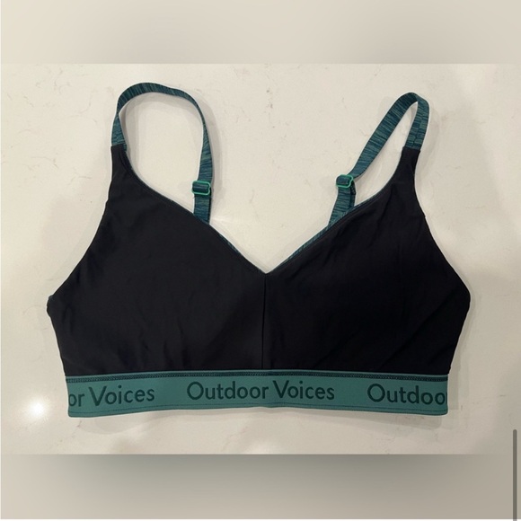 Outdoor Voices Green Flow Freeform Bralette Sports Bra - Picture 6 of 6